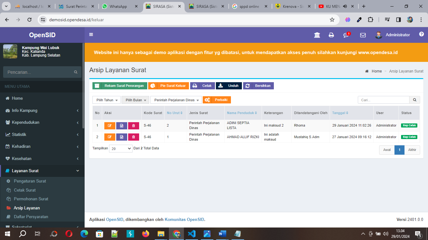  Sistem Informasi Data Gender dan Anak